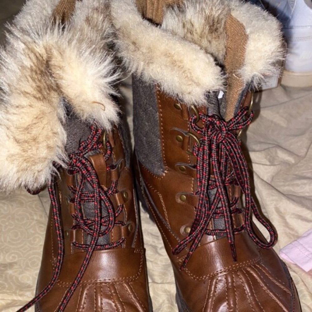 Polo ASSN Fur boots, authentic boots!